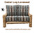 cedar-log-love-seat-front-view