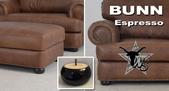 bunn-expresso-foot-option-for-cowhide-and-leather-furniture