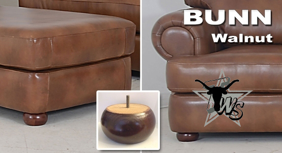 bunn-walnut--foot-option-for-cowhide-and-leather-furniture