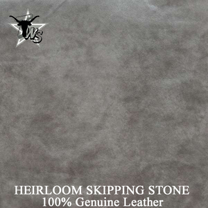 heirloom-skipping-stone 100% leather for log cabin and lodge furniture
