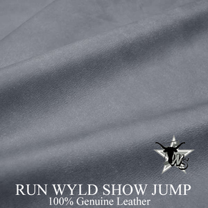 run-wyld-show-jumprun-wild-draught-horse 100% leather for log cabin and lodge furniture