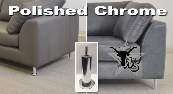 polished-chrome-foot-option-for-cowhide-and-leather-furniture