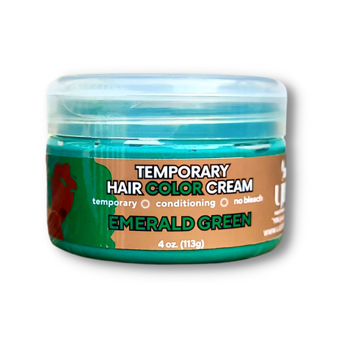 EMERALD GREEN - Temporary Hair Color Cream - UJESBE NATURALS - www.ujesbe.com