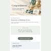 Congratulations Meal Gift voucher: chef-prepared dinner with sides and dessert, redeemed online