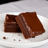 Chocolate fudge brownies dessert included with Chicken Pot Pie Family Dinner