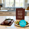 Dinner for Dad voucher: chef-prepared dinner with sides and dessert, redeemed online