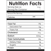 Vegetable Lasagna Nutrition Facts