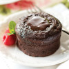 2 - Molten Chocolate Cakes (3.5 oz. each): individual bittersweet chocolate cakes with molten chocolate filling