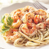 32 oz. – Shrimp Alfredo with Fettuccine: delicate shrimp and fettuccine coated in a rich Parmesan cream sauce with garlic, butter, and a hint of Creole seasoning, serves 2-3