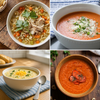 Post Surgery Soup Bundle with four heat-and-serve recovery soups and oyster crackers, chef-prepared get well gift