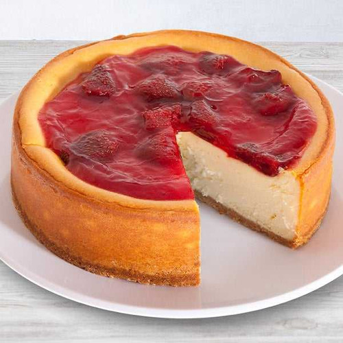 NY Strawberry Topped Cheesecake 6 Inch SendaMeal.com