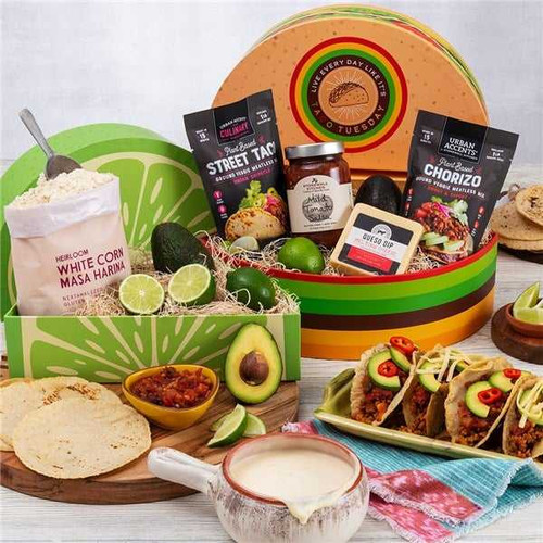 Homemade Tacos and Queso Gift Box SendaMeal.com