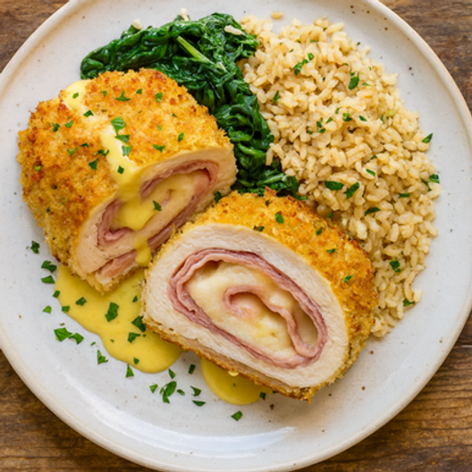 Chicken Cordon Bleu Dinner SendaMeal.com