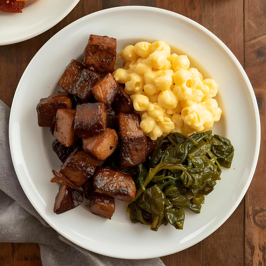 Burnt Ends Brisket Dinner View All Meals SendaMeal.com 14.95