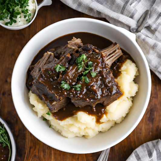 Send a Braised Short Rib prepared meal