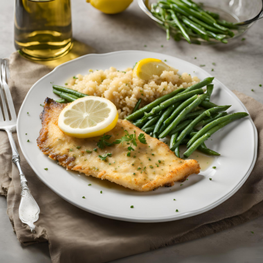 Flounder Francaise Dinner Delivered