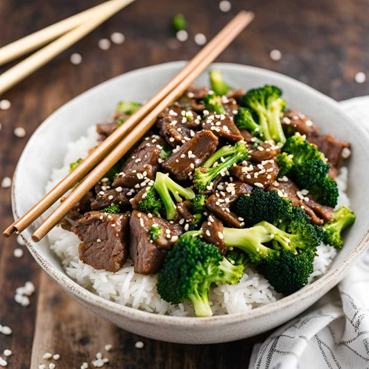Beef and Broccoli Bowl SendaMeal.com