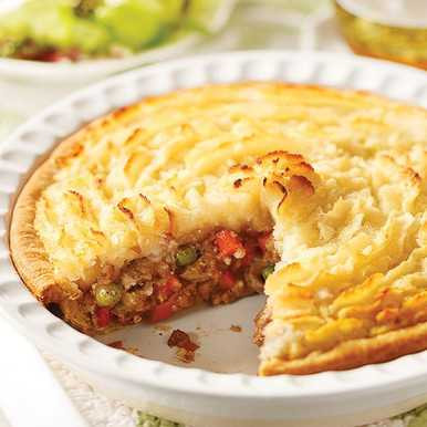 Beef Shepherd's Pie ready-to-bake family-size pie with a mashed potato topping