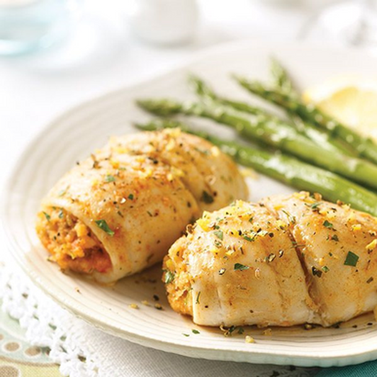 Stuffed Sole with Lobster Butter View All Meals SendaMeal.com