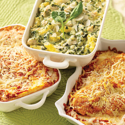 Italian Dinner Trio SendaMeal.com - Italian Dinner Trio exudes sophistication and flavor. Treat yourself and your guests to a culinary entrée journey. 5.4 lbs. total.