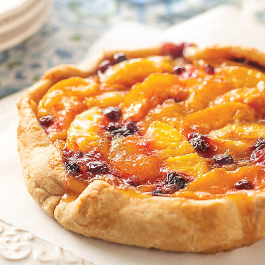 Peach and Blueberry Crostata SendaMeal.com