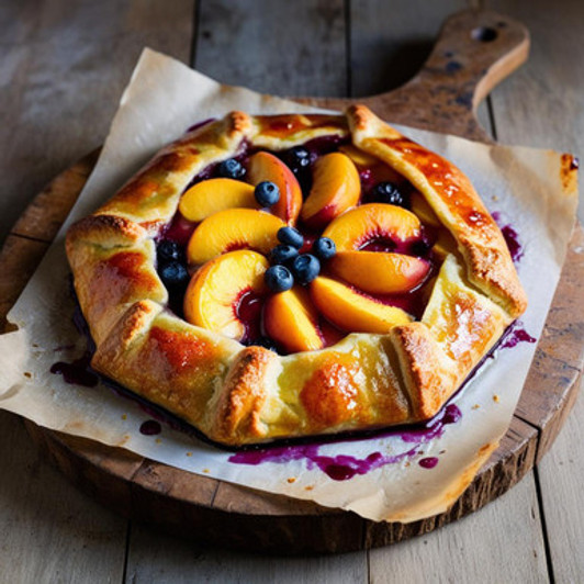 Peach and Blueberry Crostata View All Meals SendaMeal.com 32.95