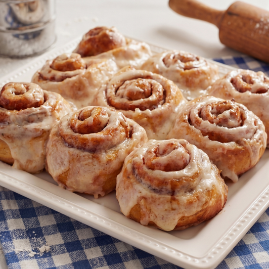 Iced Cinnamon Rolls SendaMeal.com