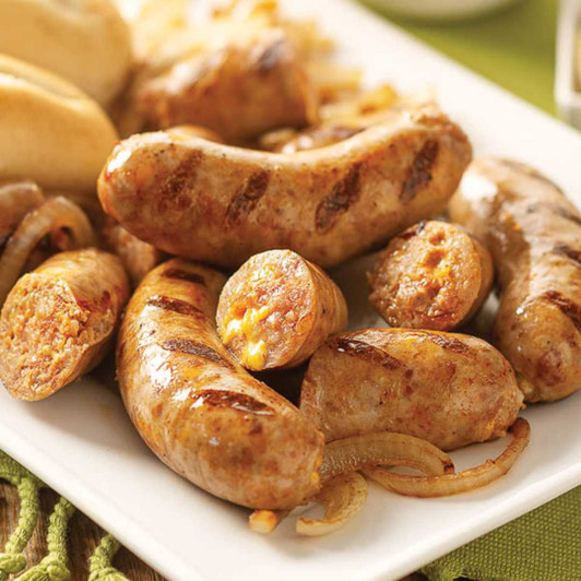 Bacon Cheddar Bratwurst SendaMeal.com