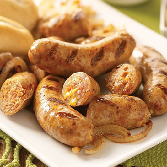 Bacon Cheddar Bratwurst View All Meals SendaMeal.com 39.95