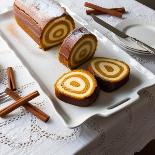 Pumpkin Swirl Cake