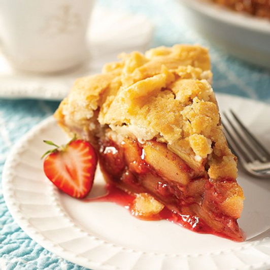 Strawberry Rhubarb Apple Pie View All Meals SendaMeal.com 44.95