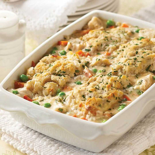 Chicken and Dumplings Casserole SendaMeal.com