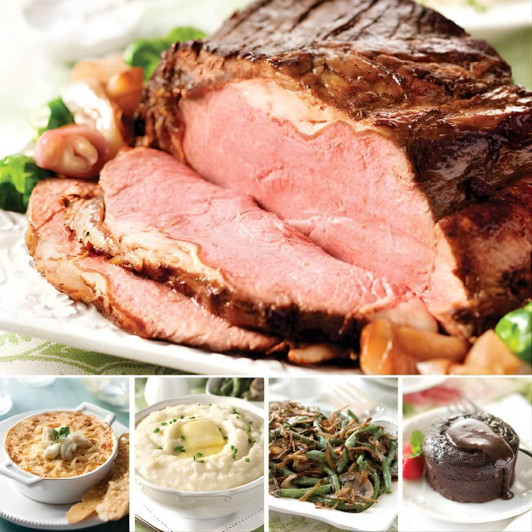 Prime Rib Roast Complete Dinner SendaMeal.com