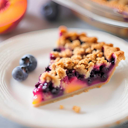 Blueberry Peach Cobbler SendaMeal.com