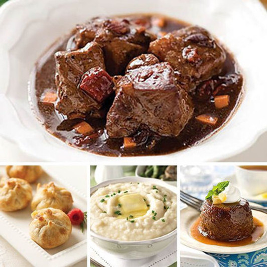 Beef Bourguignon Dinner for Four View All Meals SendaMeal.com 124.95
