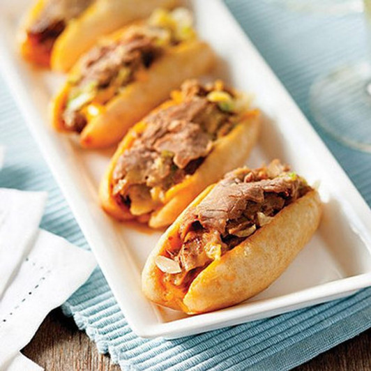 Mini Philly Cheesesteaks View All Meals SendaMeal.com 49.95