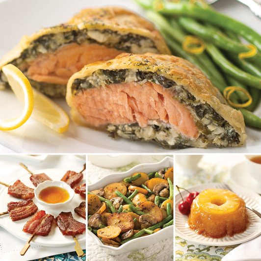 Salmon Wellington Dinner SendaMeal.com