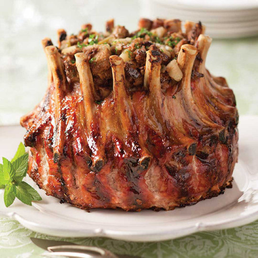 Stuffed Pork Crown Roast SendaMeal.com