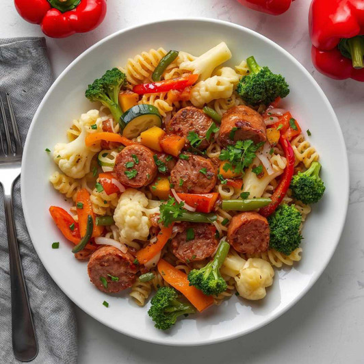 Sausage and Peppers Meal | Special Diet SendaMeal.com