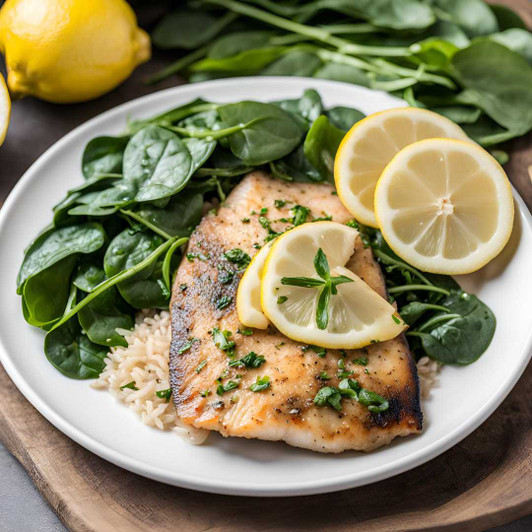 Lemon White Wine Tilapia Dinner | Special Diet SendaMeal.com