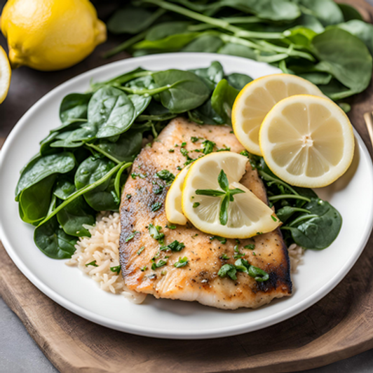 Lemon White Wine Tilapia Dinner | Special Diet