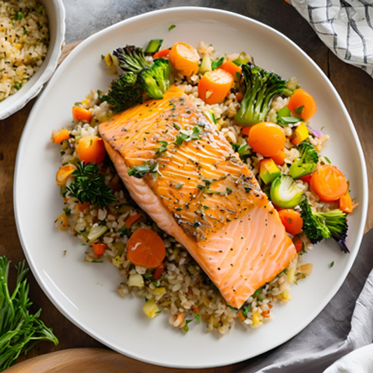 Seared Salmon with Brown Butter View All Meals SendaMeal.com