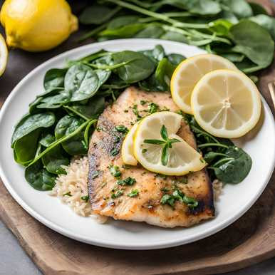 Lemon White Wine Tilapia Dinner | Diabetic SendaMeal.com