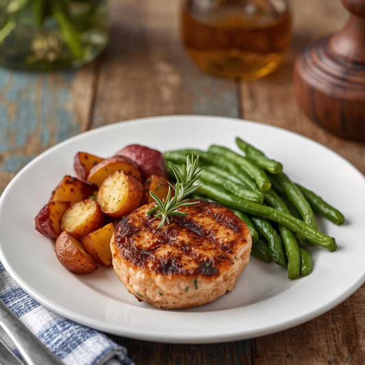 Salmon Burger | Diabetic SendaMeal.com