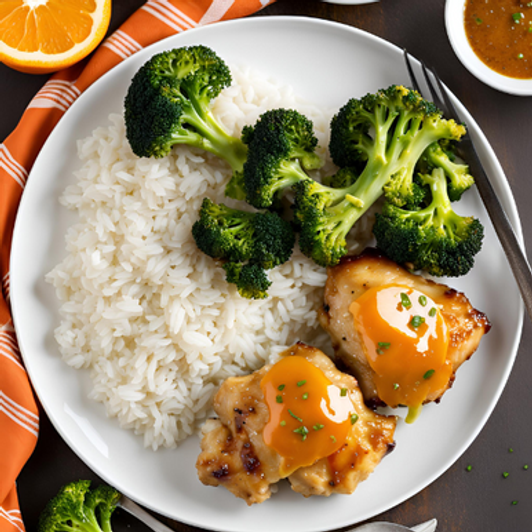 Mandarin Orange Chicken Meal | Low Carb Low Carb SendaMeal.com