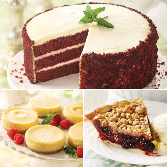 Sweetheart Dessert Sampler SendaMeal.com
