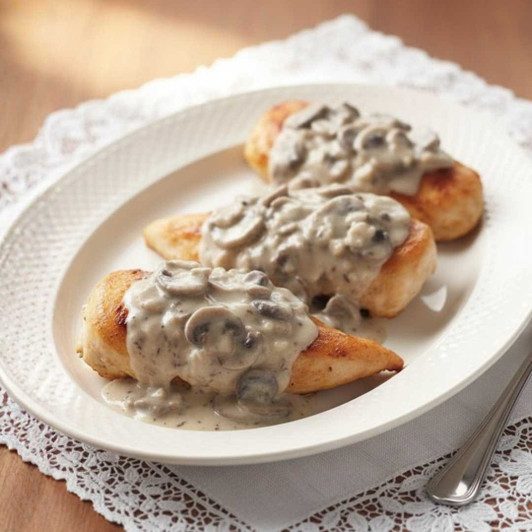 Creamy Mushroom Chicken SendaMeal.com