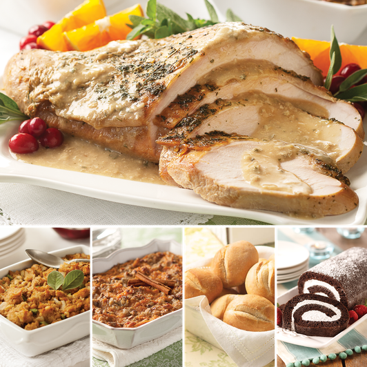 Turkey Breast with Gravy Complete Dinner SendaMeal.com