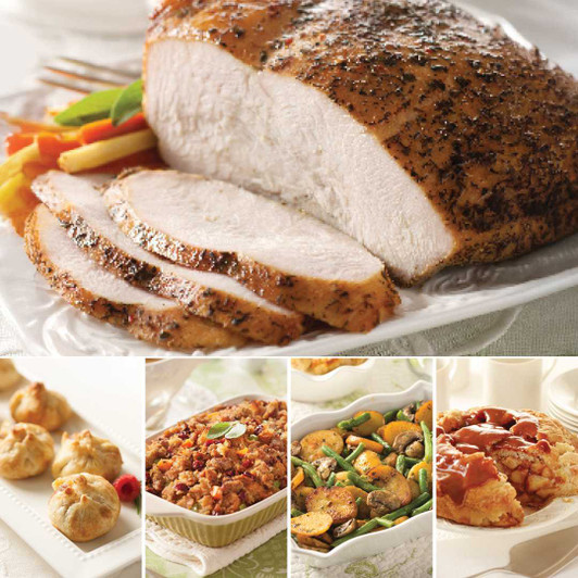 Fried Turkey Breast Complete Dinner SendaMeal.com