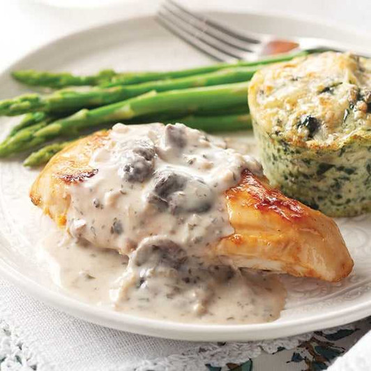 Creamy Mushroom Chicken SendaMeal.com